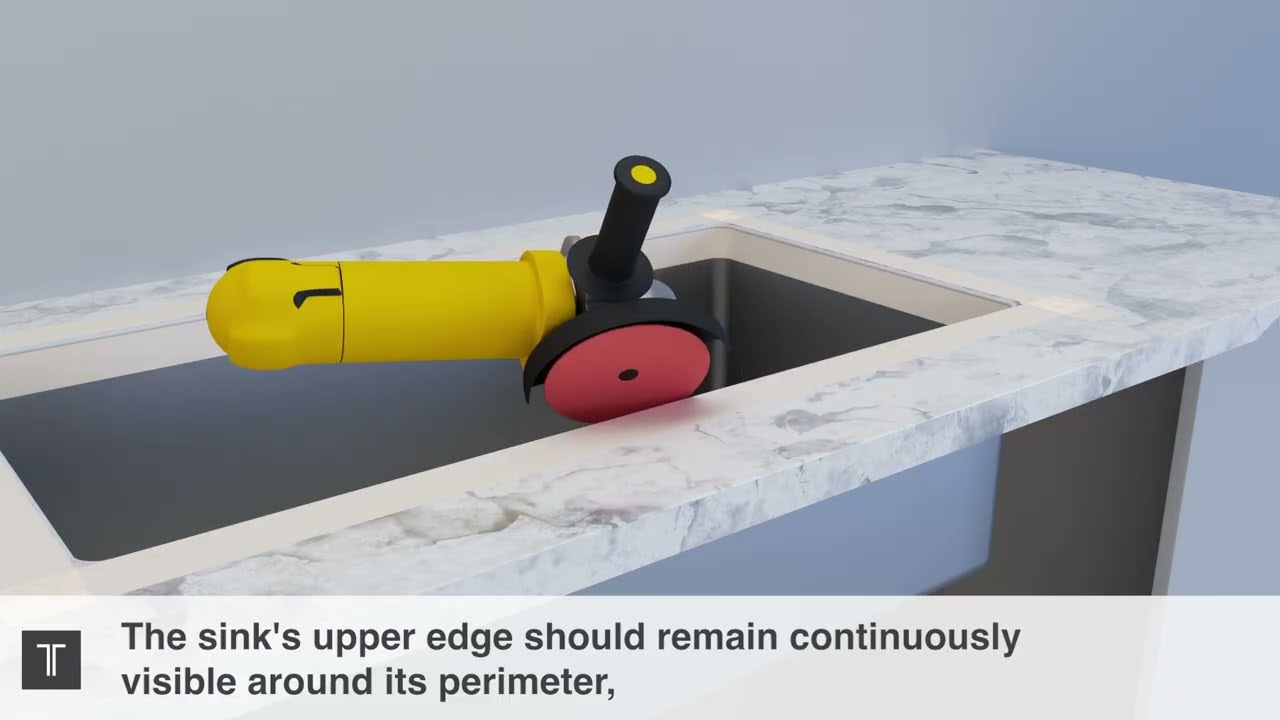 Rimless Seamless TopZero Sink Installation Video 2025