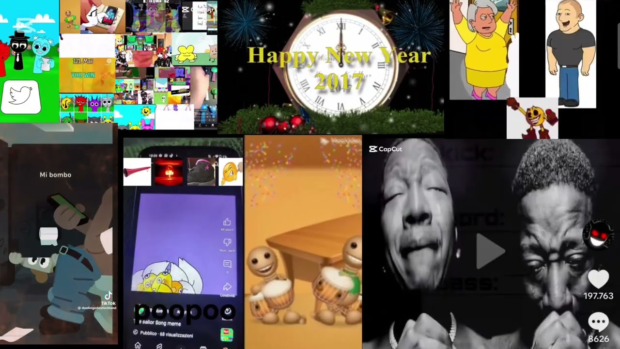 (Reupload) My talking Tom song happy new year effects