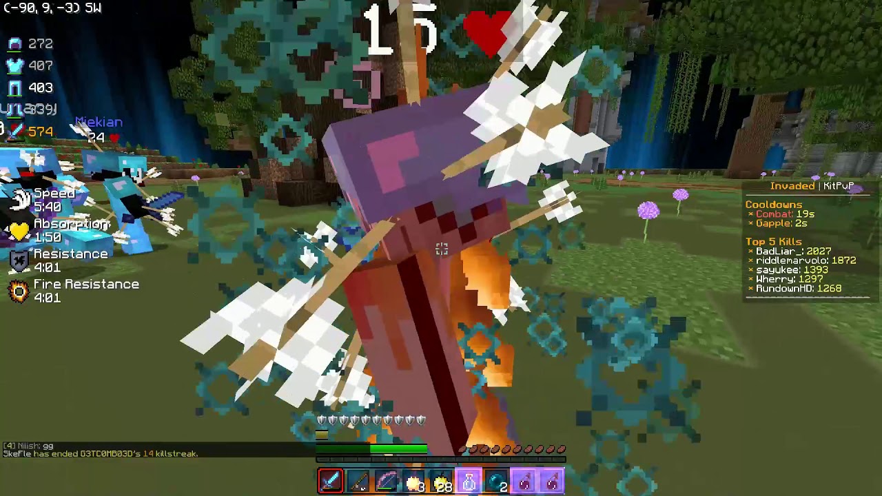 InvadedLands KitPvP #4 (SHARP 4 KILLS)