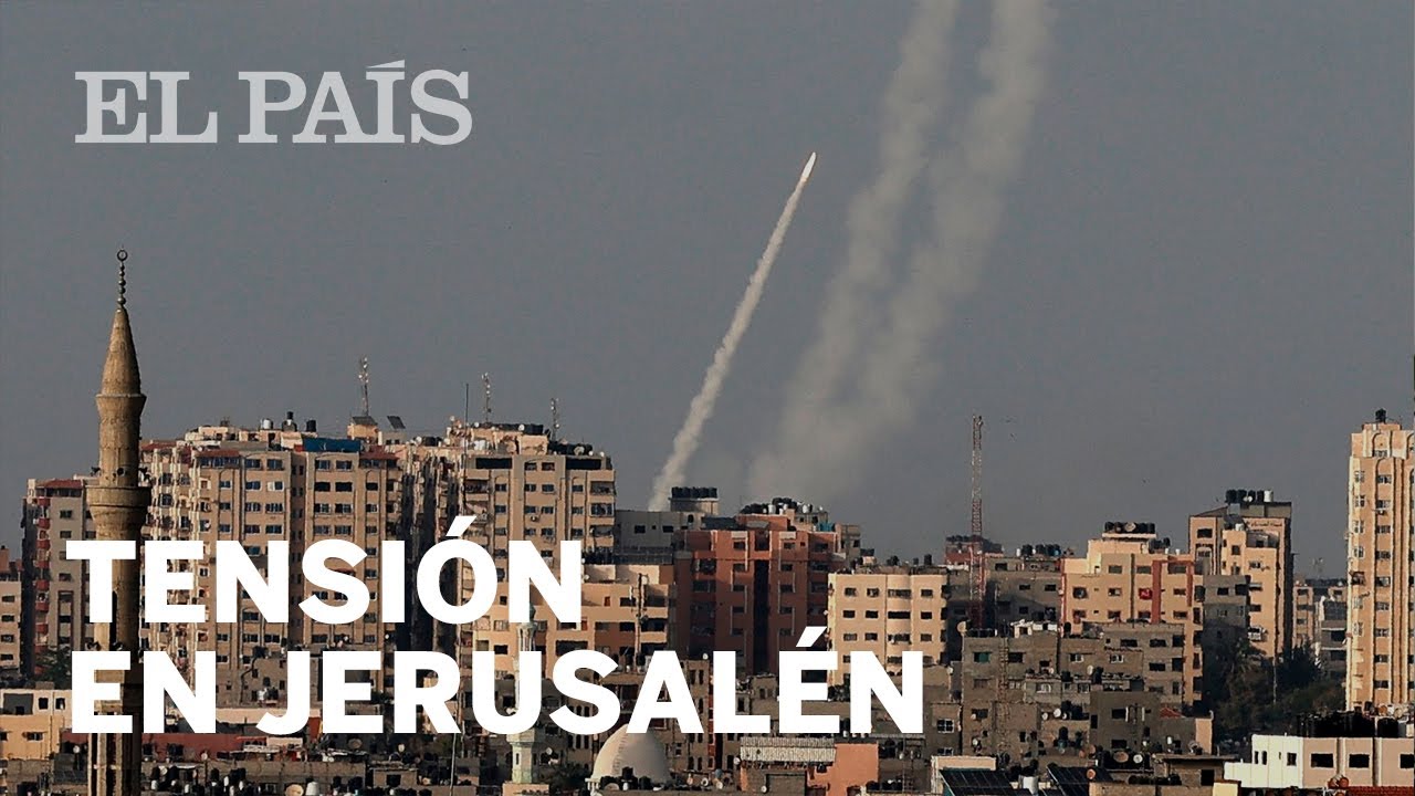 ISRAEL BOMBARDEA GAZA tras el lanzamiento de SIETE PROYECTILES de HAMÁS