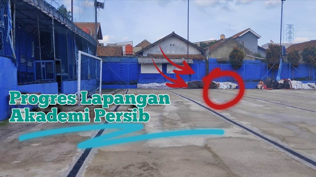 Melihat Progres Lapangan Akademi PERSIB, Masih Dalam Proses Pengecoran.