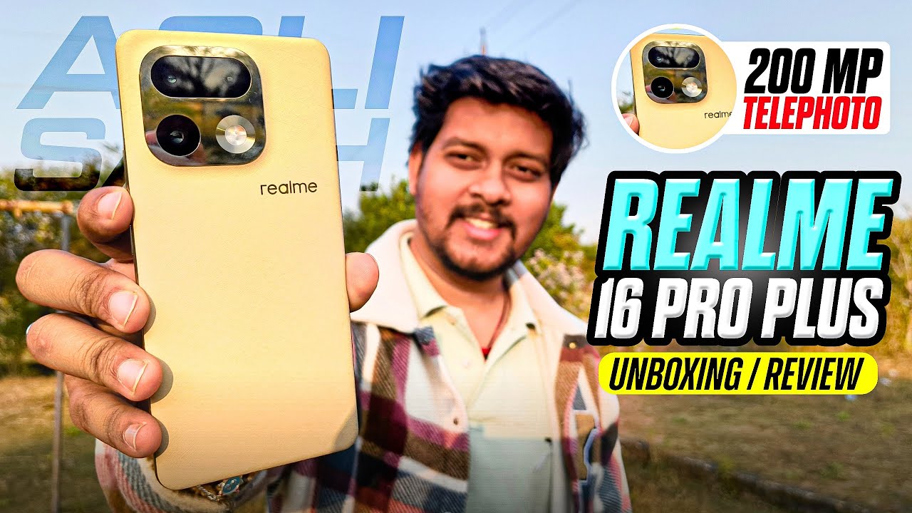 realme 16 pro plus unboxing & review - 120x zoom 😱 | realme 16 pro plus 5g camera test portrait mode