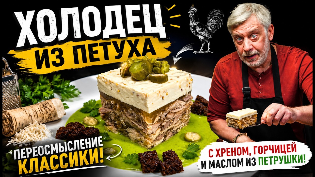 Холодец из петуха ☆ Переосмысление классики 🤭