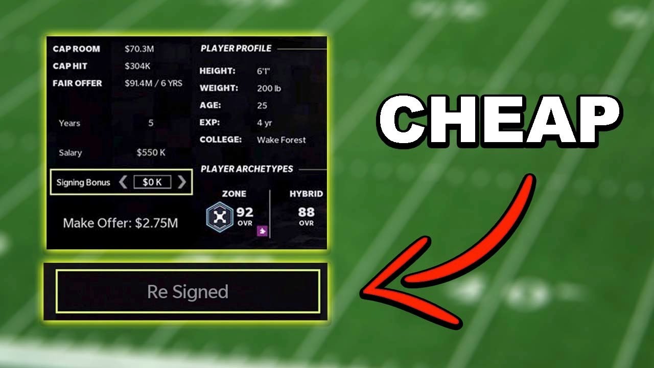 Tips on Signing & Resigning Players in Madden 22!