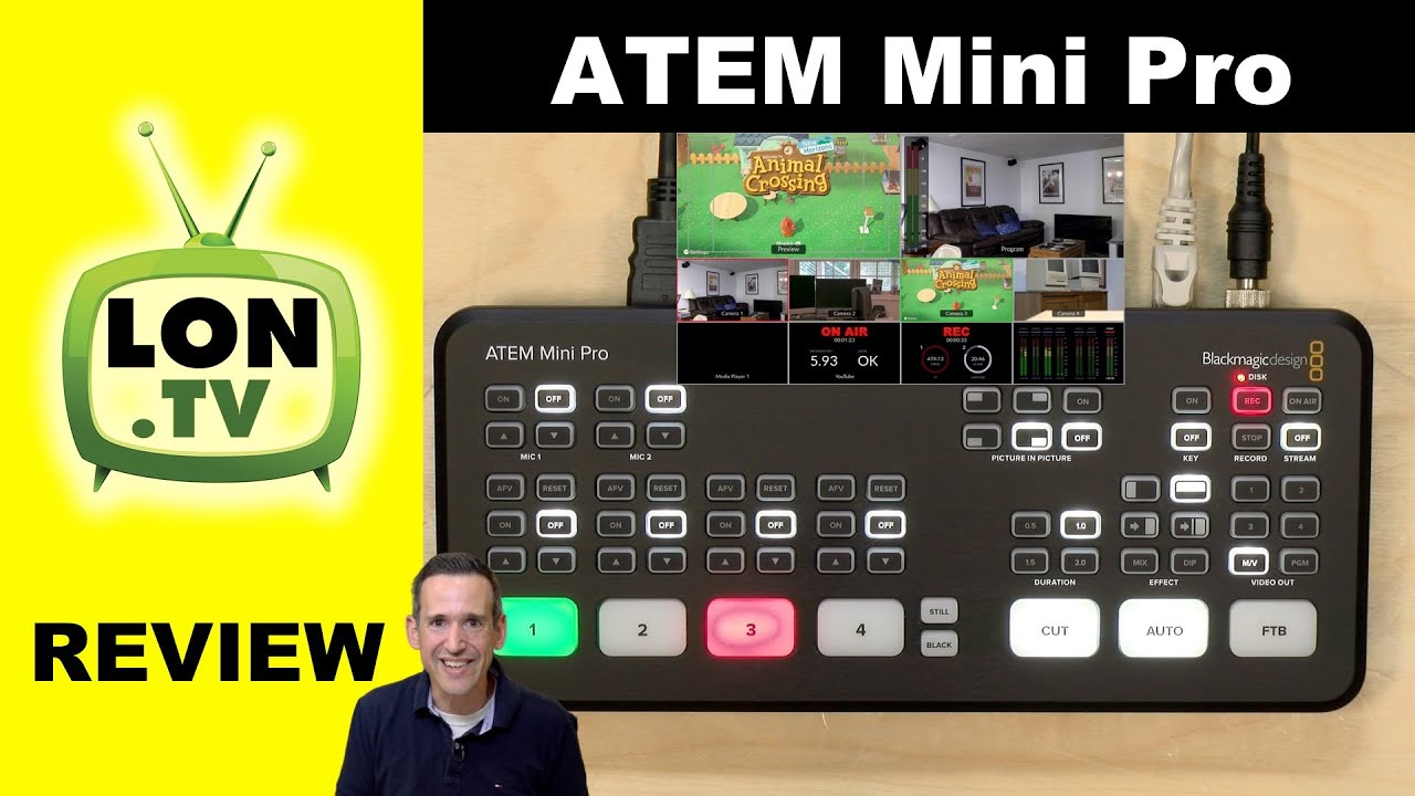 Blackmagic Design ATEM Mini Pro Video Switcher Review - vs. the Regular ATEM Mini