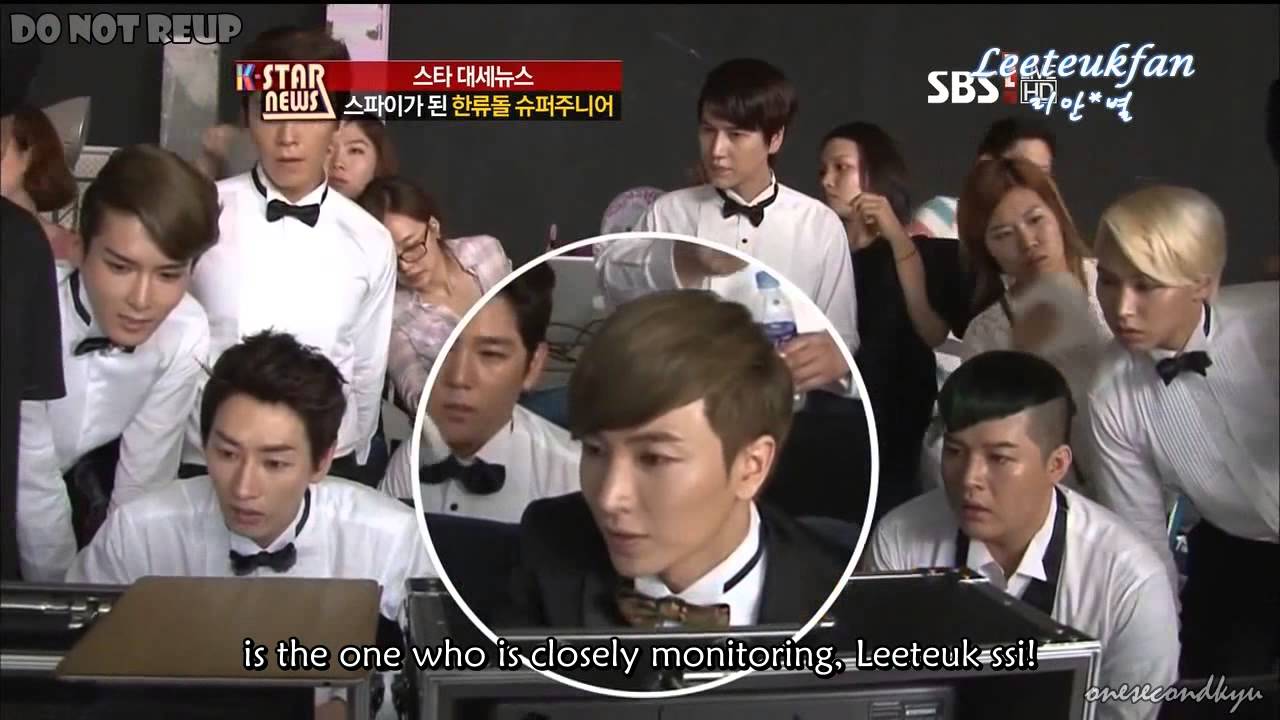 ENGSUB 120903 K-star news Super Junior Spy