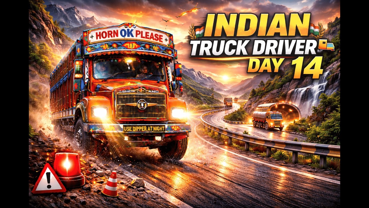 Indian Truck Driver Game day 14 🚛 | Realistic Indian Truck Simulator Gameplay 🇮🇳#indiantruckgame