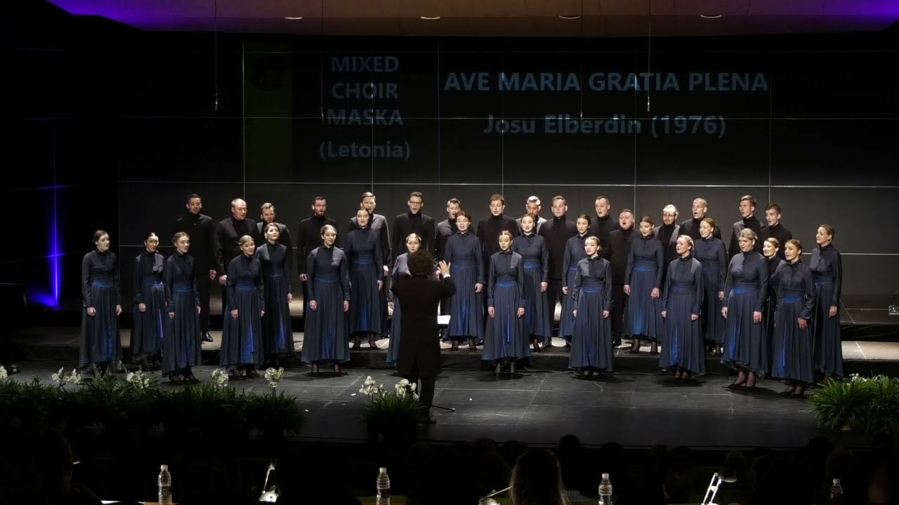 AVE MARIA GRATIA PLENA, Josu Elberdin - MIXED CHOIR MASKA