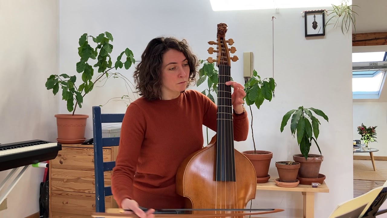 Telemann fantasia no. 2 for viola da gamba