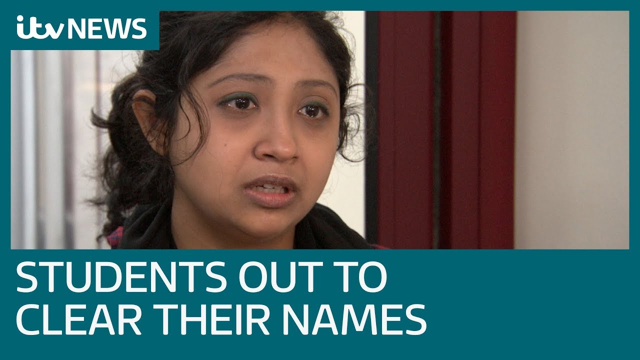 Overseas students falsely accused of cheating in English test seek justice | ITV News