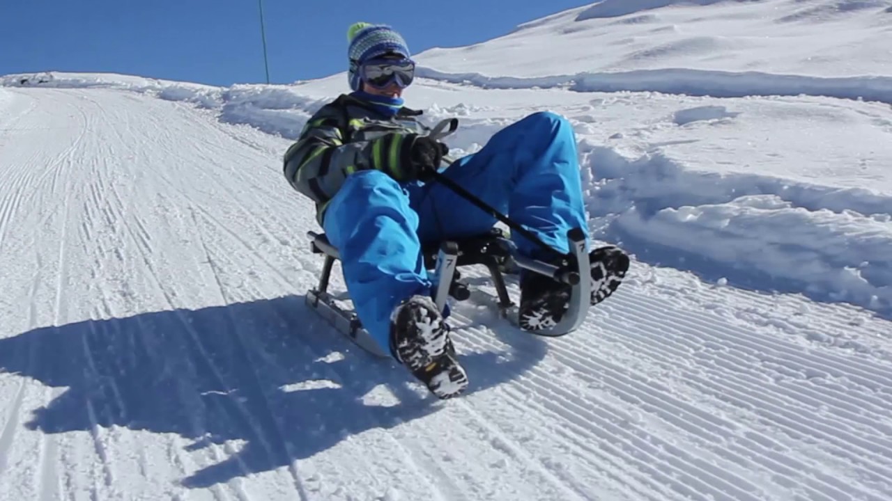 Pista da sittino a Madonna di Campiglio - Monte Spinale