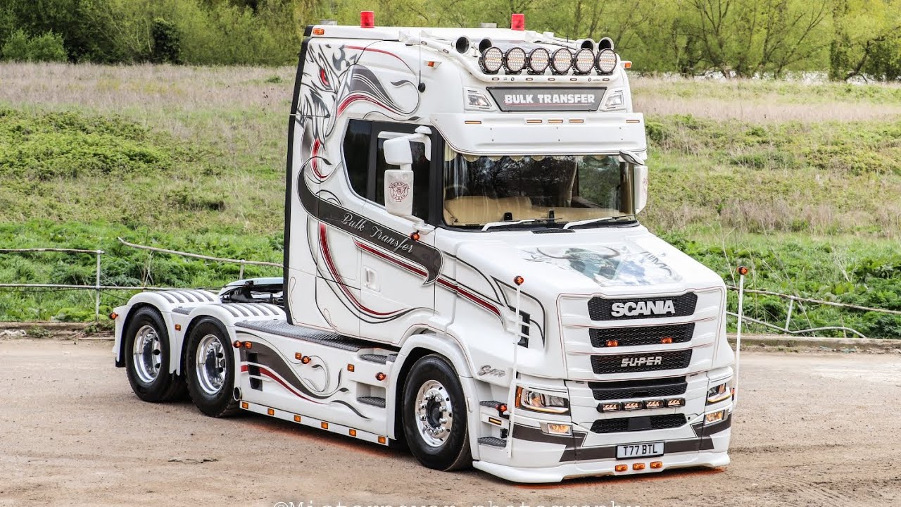BULK TRANSFER LTD SCANIA 770S TORPEDO NextGeneration V8 // VERY LOUD SOUND [ONBOARD]