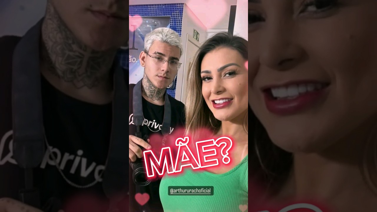 Arthur urach fala do por que ele n&atilde;o chama Andressa urach de m&atilde;e