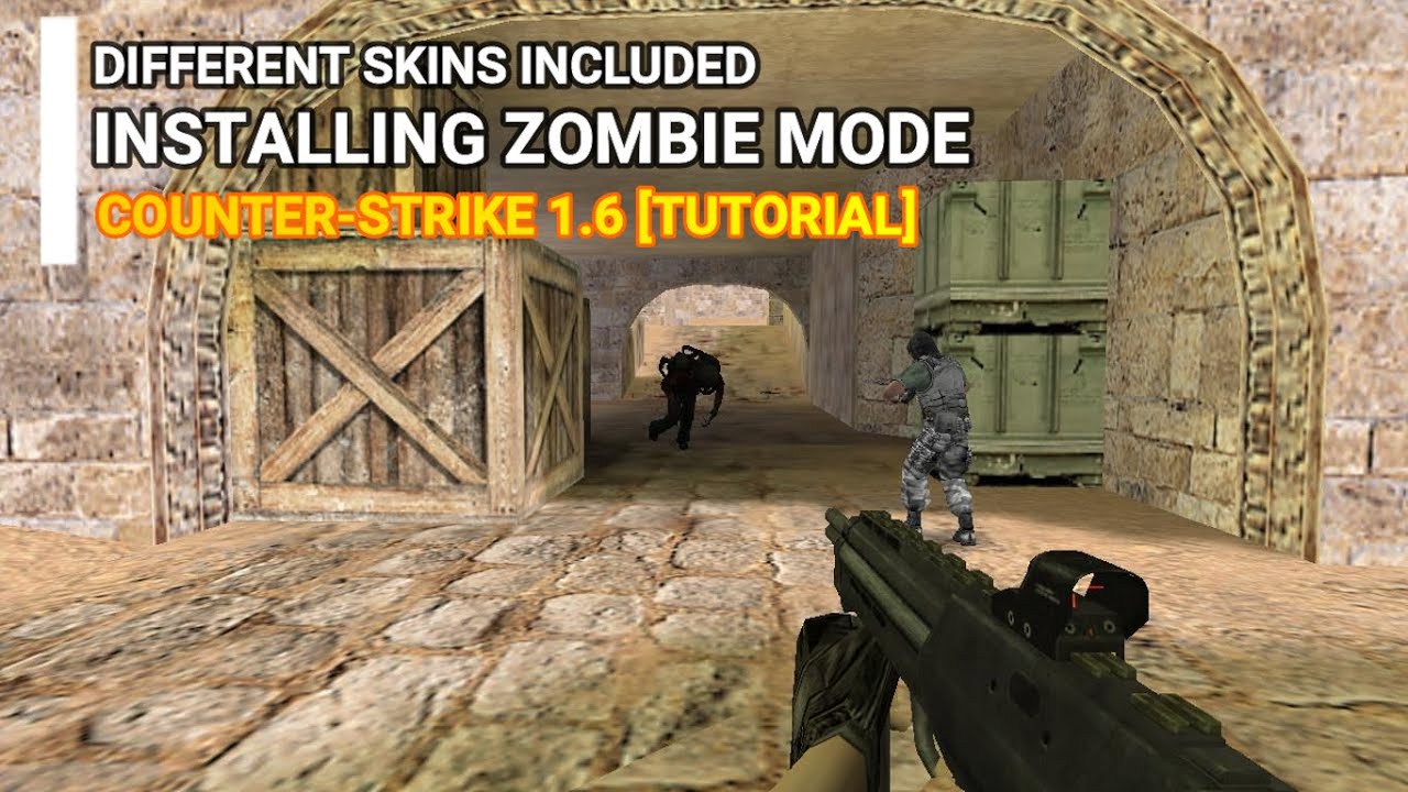 Counter-Strike 1.6: Zombie Mode Install Tutorial [Different Skins]