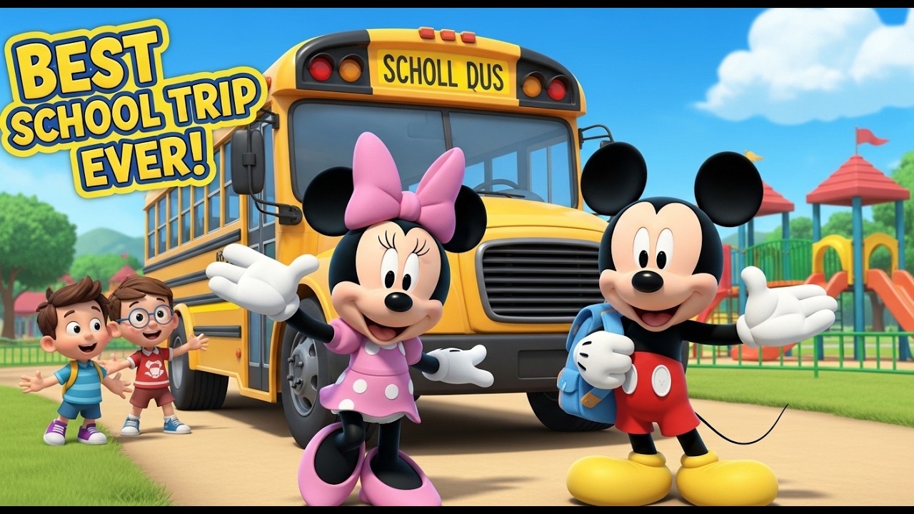 Mickey and Minnie Mouse School Trip Adventure | 30-Minute Fun & Joyful Kids Cartoon