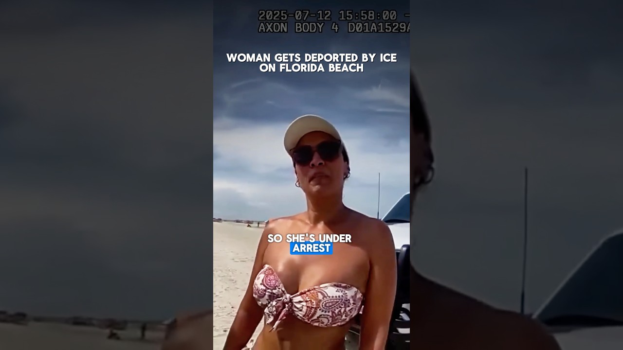 Woman Gets DEPORTED by ICE on Florida Beach #police #bodycam #ice #policeofficer #lawenforcement