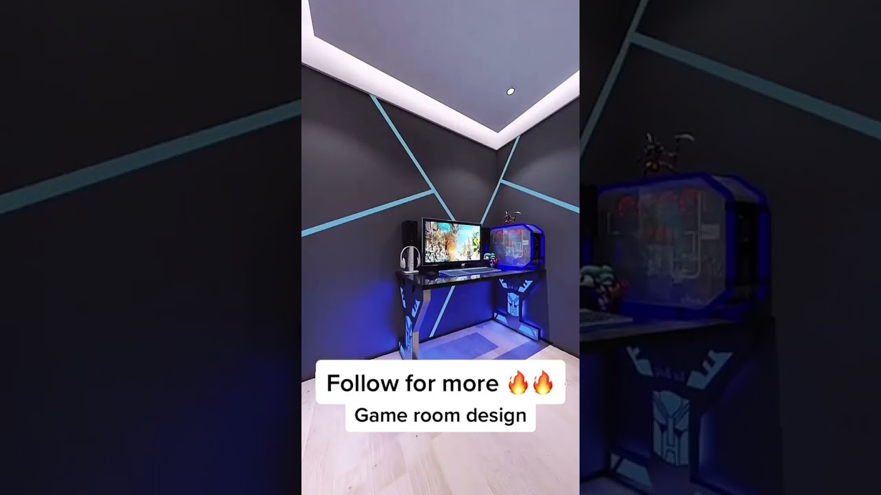 Gaming Room Interior Design 😍