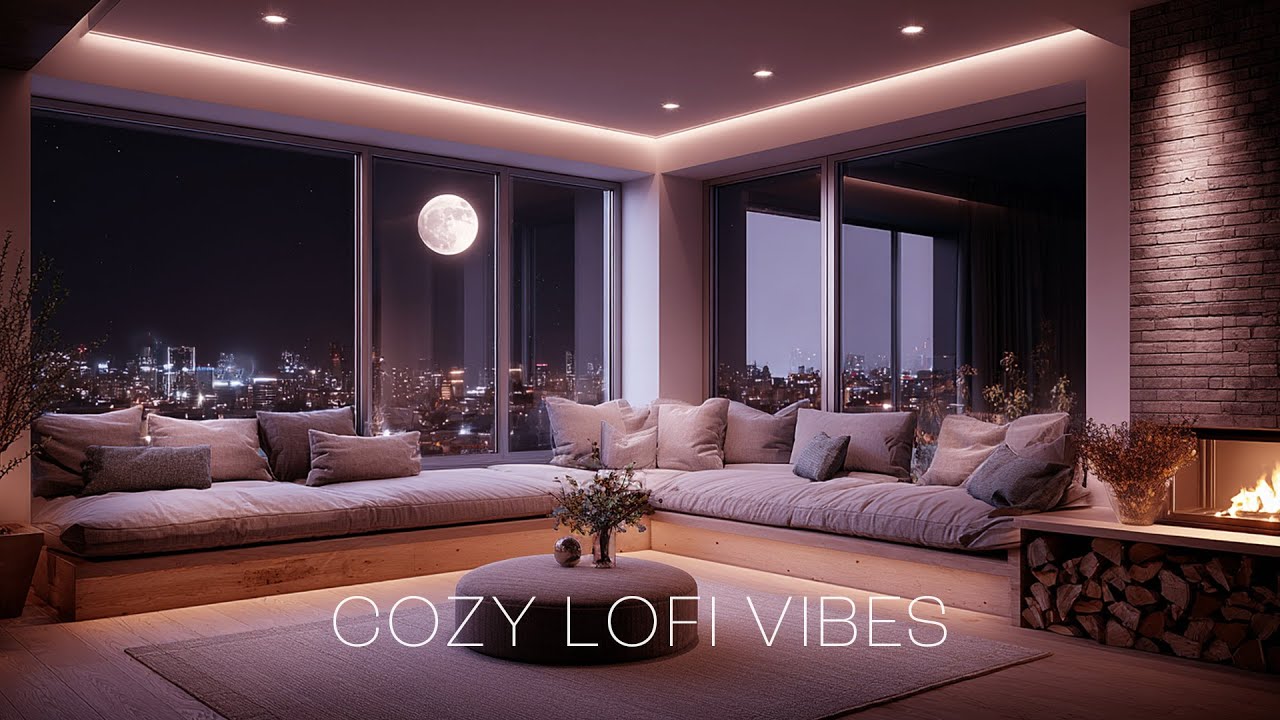 Unwind into the Night LoFi 🌕 | Calm Music for Study, Work & Reading
