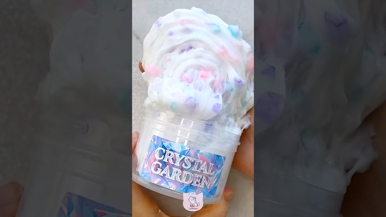 Crystal Garden 🔮 Crunchy Slime Inflation ASMR