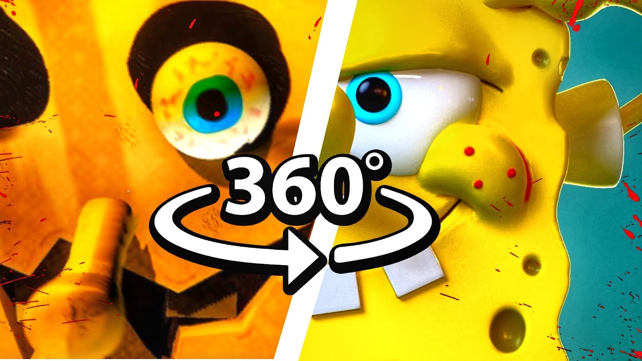 360° 🧽 SPONGEBOB's Evil Clone HORROR in VR