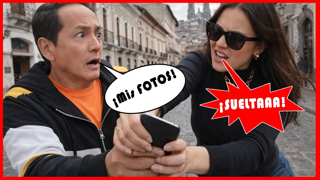 Le quitan el celular en la calle… y casi ve sus fotos privadas 😱 | Así las ocultó