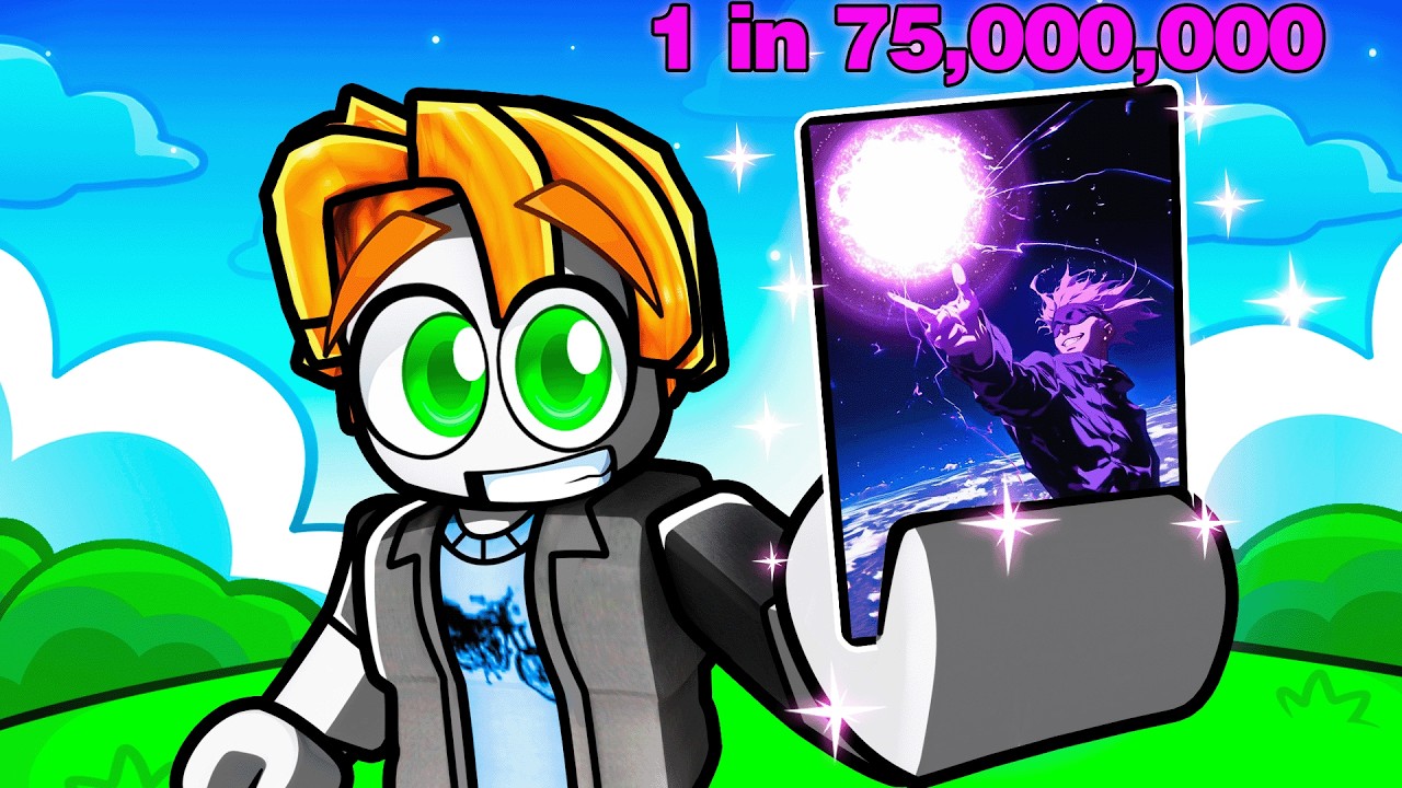 Потрать 100 000$ Robux на IMPOSSIBLE Gojo Card в Roblox!