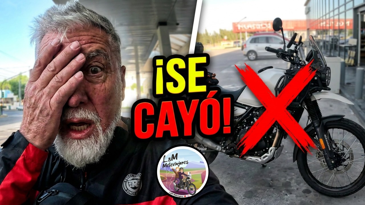 NUEVA moto y ABLANDE, con CAIDA INCLUIDA😱VIAJANDO en MOTO por PBA