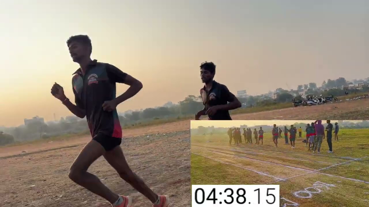 @1600 meter Ground Test-1, Group - 1 Police Bharti 2025