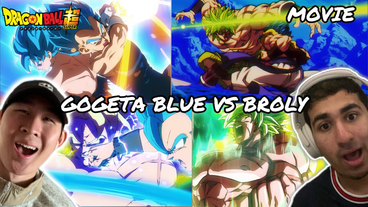 GOGETA BLUE VS BROLY!!! | DRAGON BALL SUPER: BROLY MOVIE REACTION