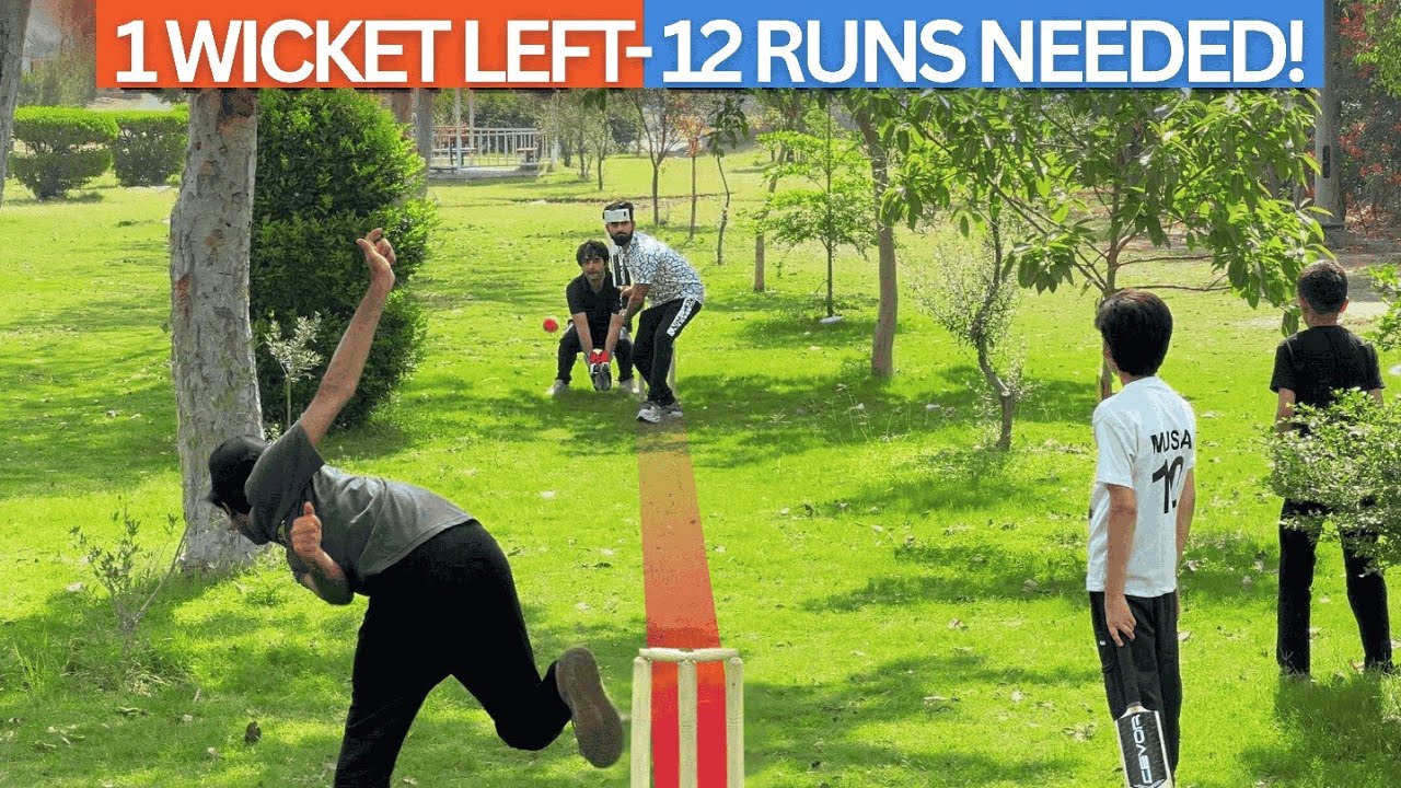 Even DRS Was Scared to Give the Decision! | Backyard Cricket Test Match &ndash; Abdullah vs Basit