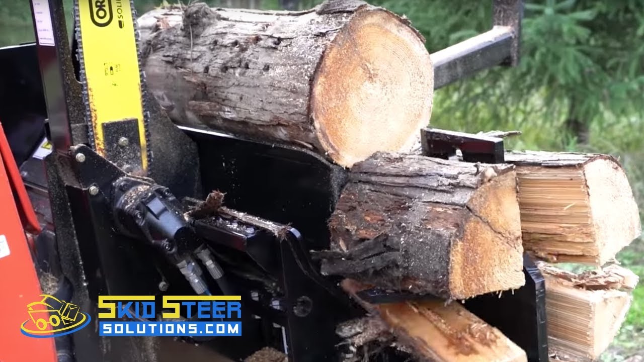 Обзор продукции Halverson Wood Processor + демонстрация на месте | Решения для мини-погрузчиков