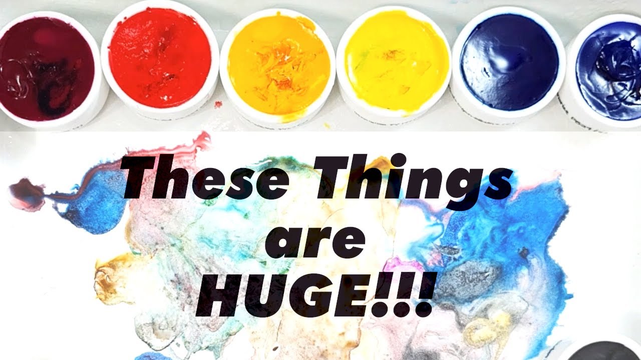 The BIGGEST Watercolors I Have Ever Used! ~Tonic Watercolors