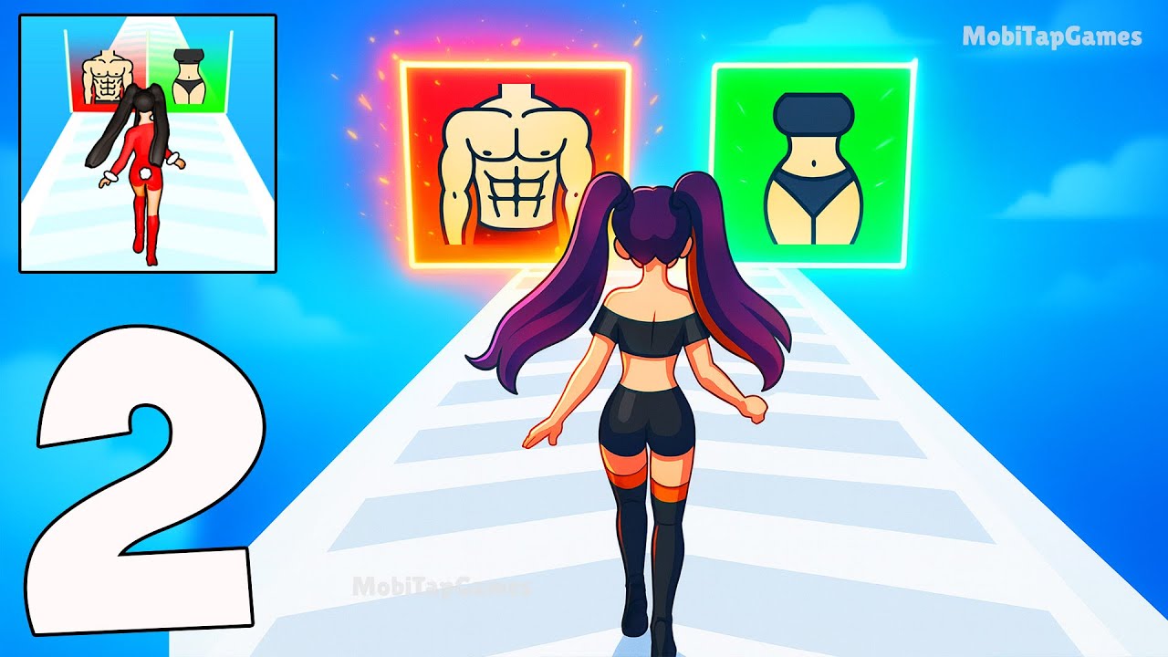 Build A Queen – Gameplay Walkthrough Part 2 – Fashion Run & Outfit Choices (iOS, Android)