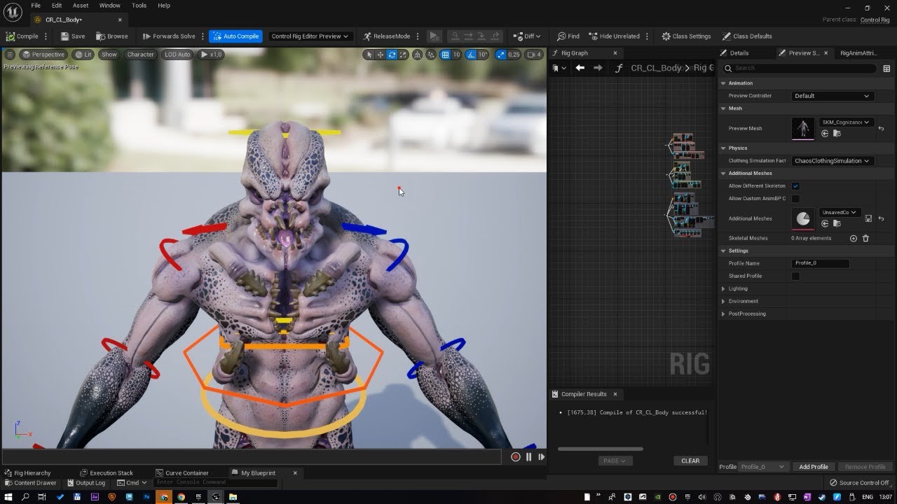 Creating a Control Rig for the new Epic Skeleton in UE5