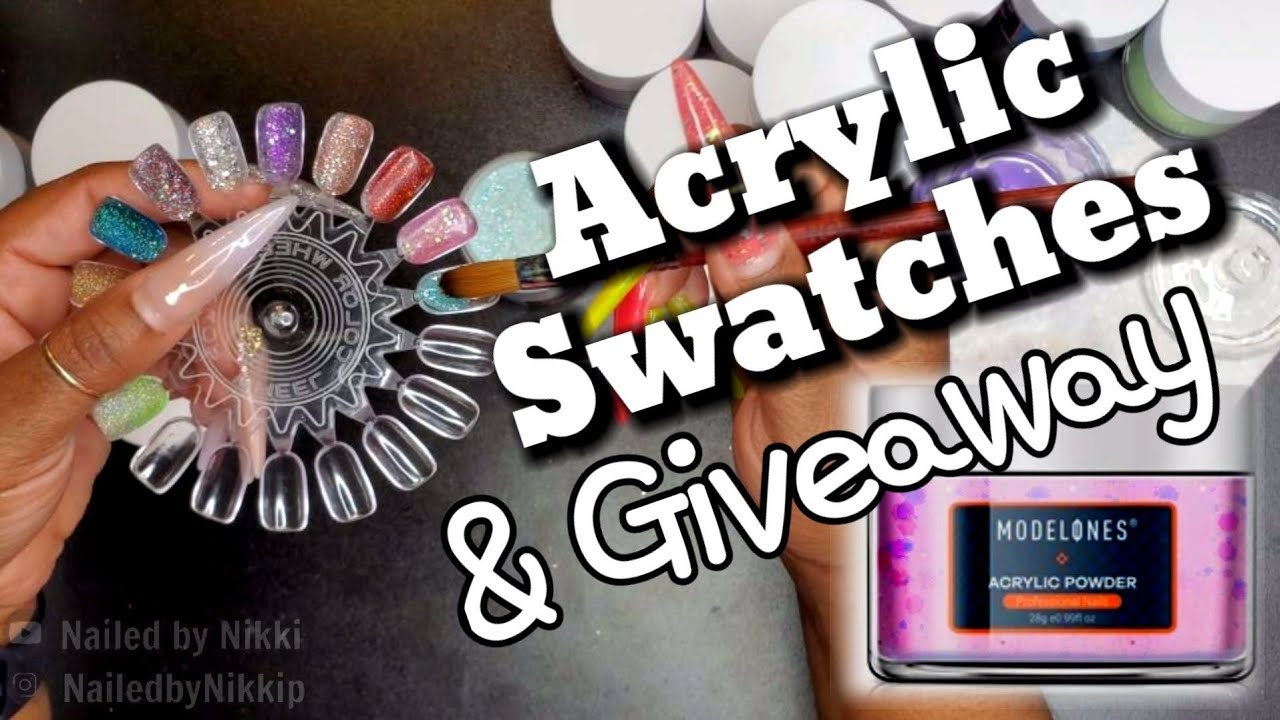 MODELONES ACRYLIC SWATCHES & GIVEAWAY