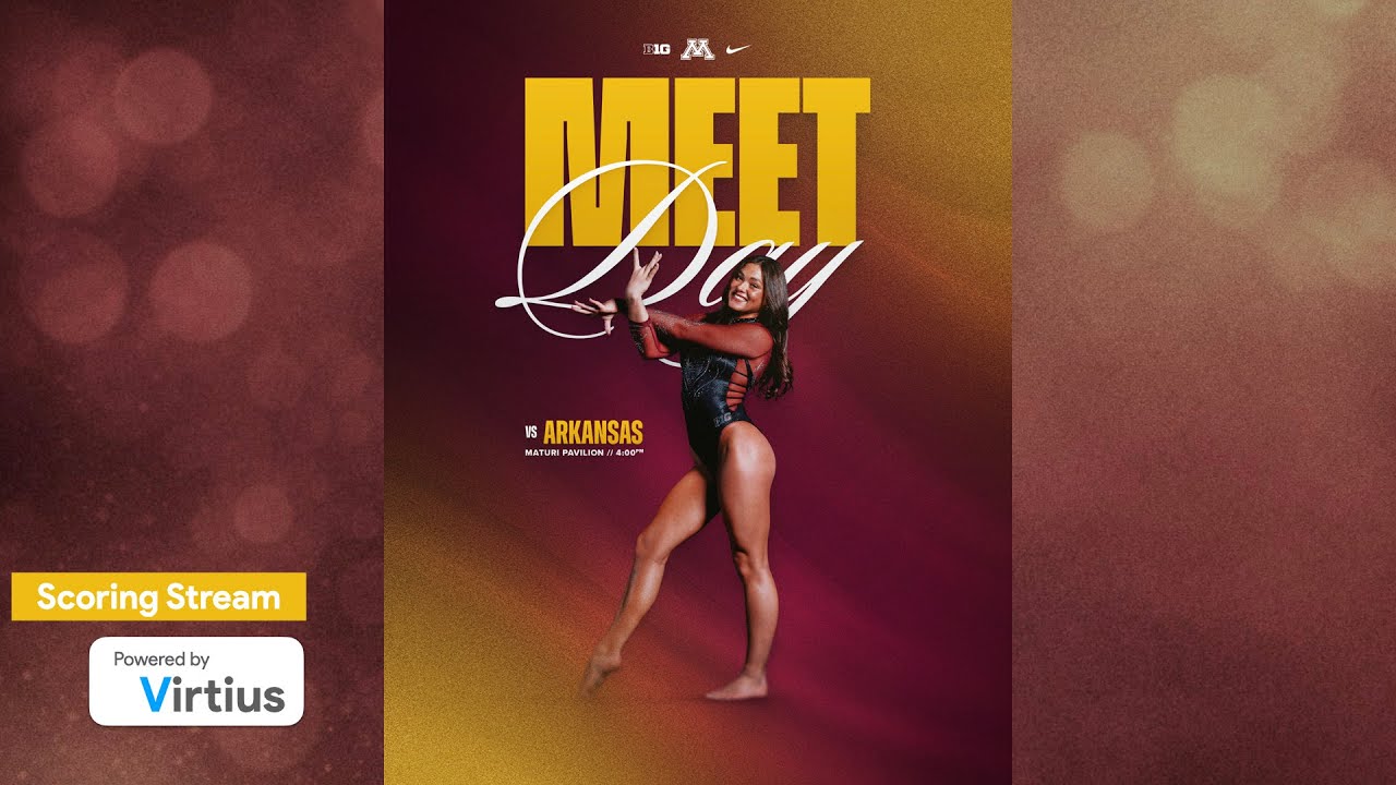 Virtius Scoring Stream - Minnesota vs Arkansas - Women's NCAA Gymnastics