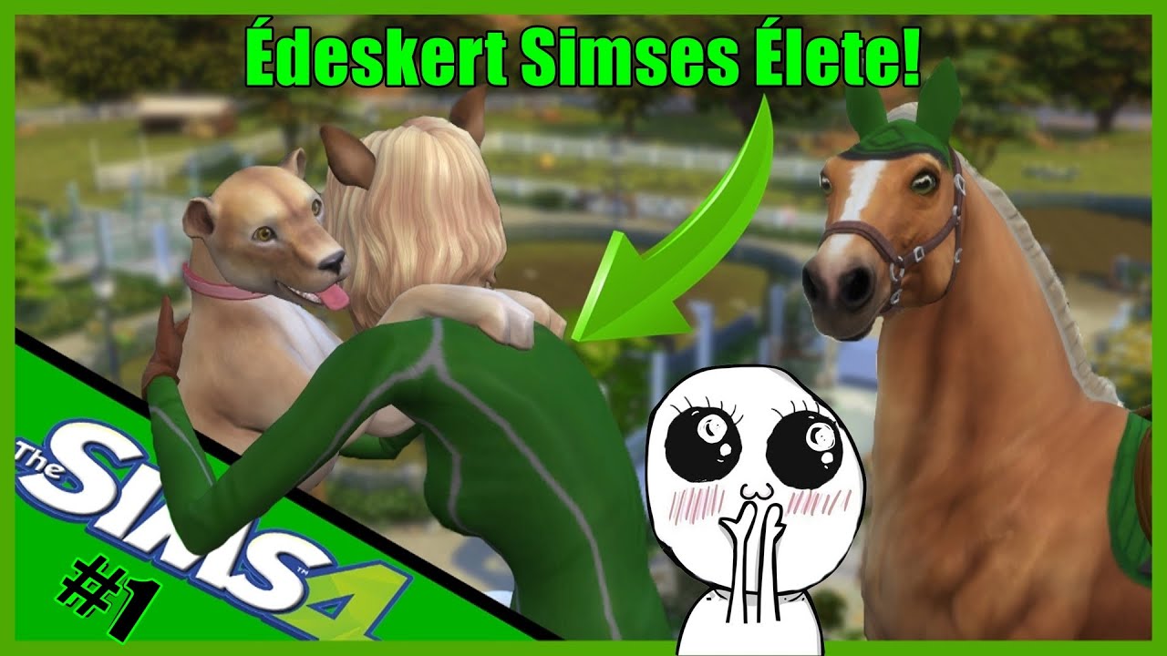 [TS4]-Édeskert Simses Élete #1 | HázTour!🏠
