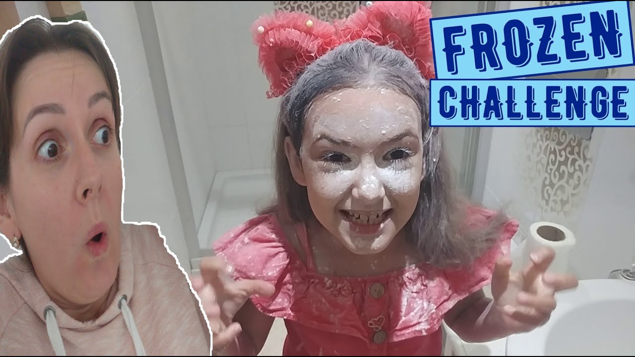 FROZEN CHALLENGE ZORLU ETAP    Elif ile Eğlenceli Video #EvdeKal #SendeOyna