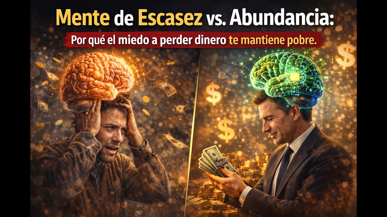 Mente de Escasez vs. Abundancia: Por qué el miedo a perder dinero te mantiene pobre.