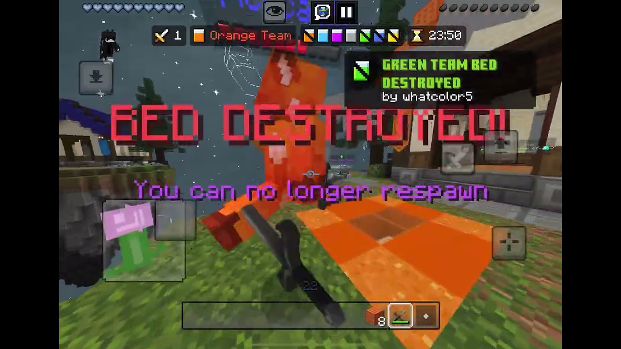 Minecraft Hive Bedwars No Sword Challenge