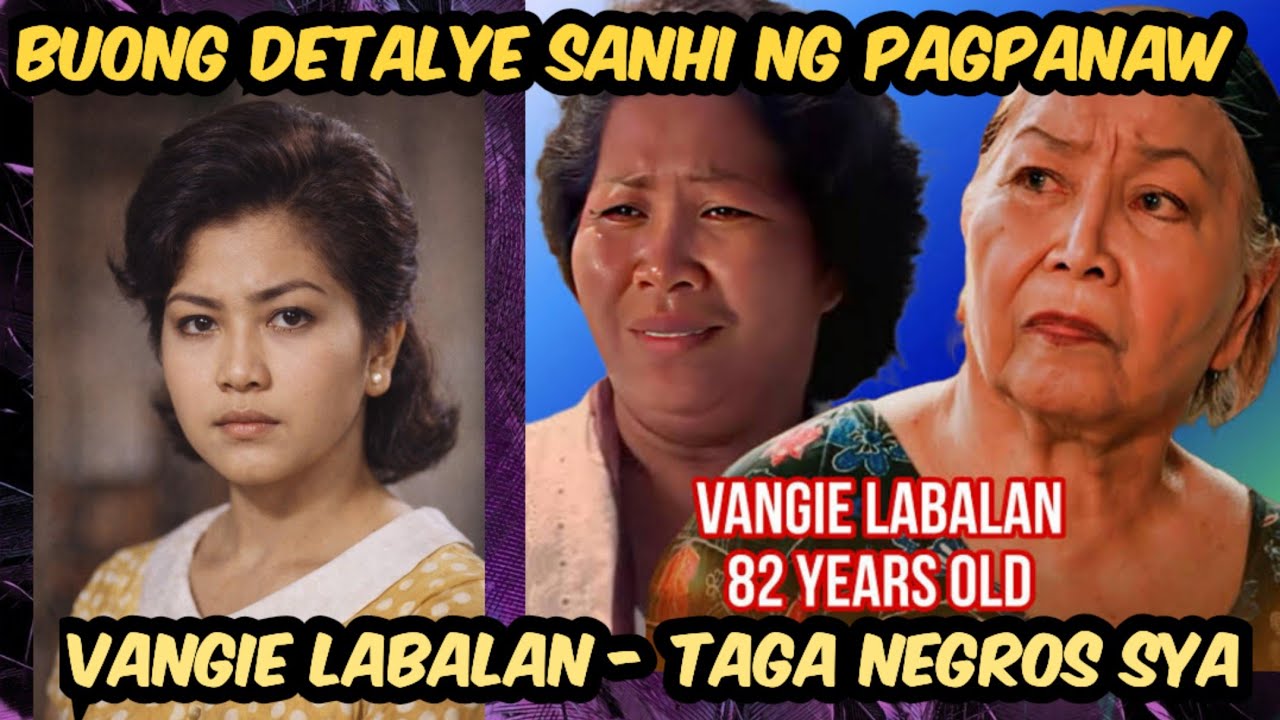 rip vangie Labalan -sanhi ng pagpanaw-mahusay karakter actress sa bansa dub queen 