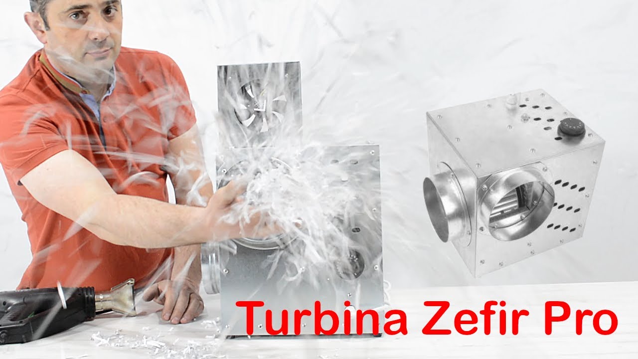 Turbina para distribuci&oacute;n de aire caliente