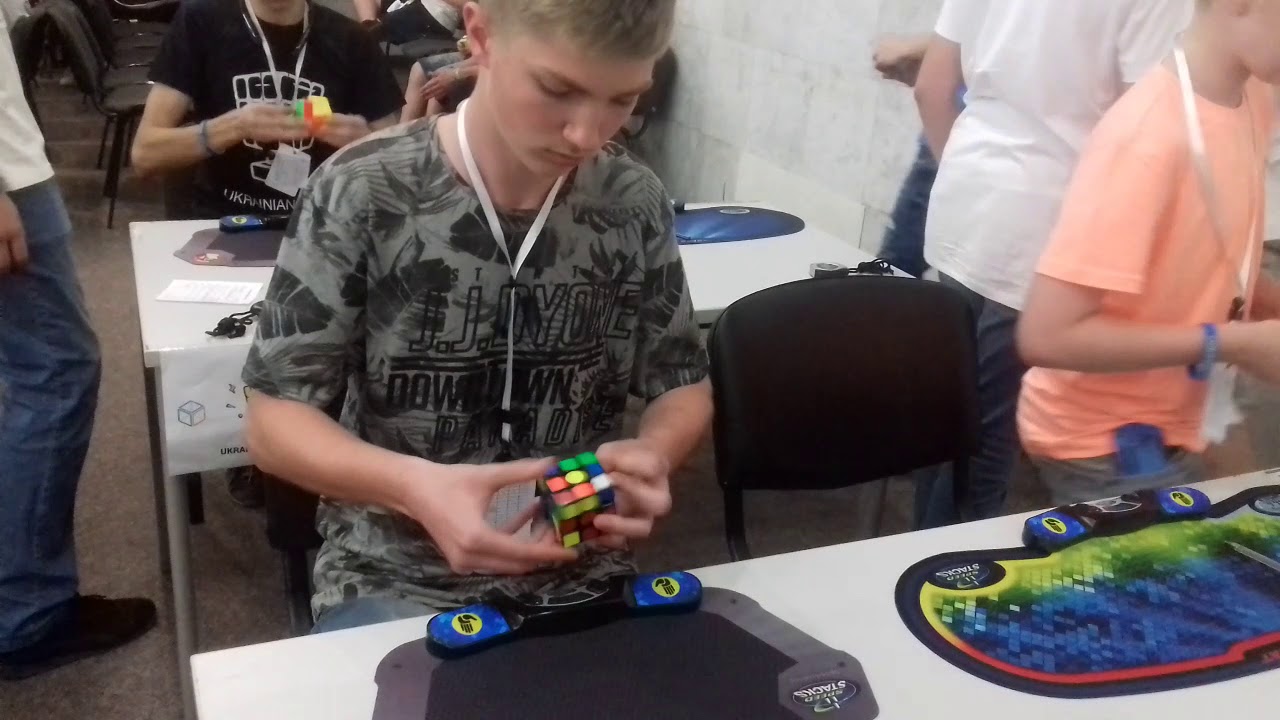 КУБИК 3X3 PB 12.28 сек. /// Ukrainian Open 2019