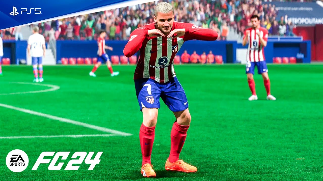FC 24 Атлетико Мадрид - Барселона Ла Лига ⚽ 23\24 [PS5 Slim] Полный Матча