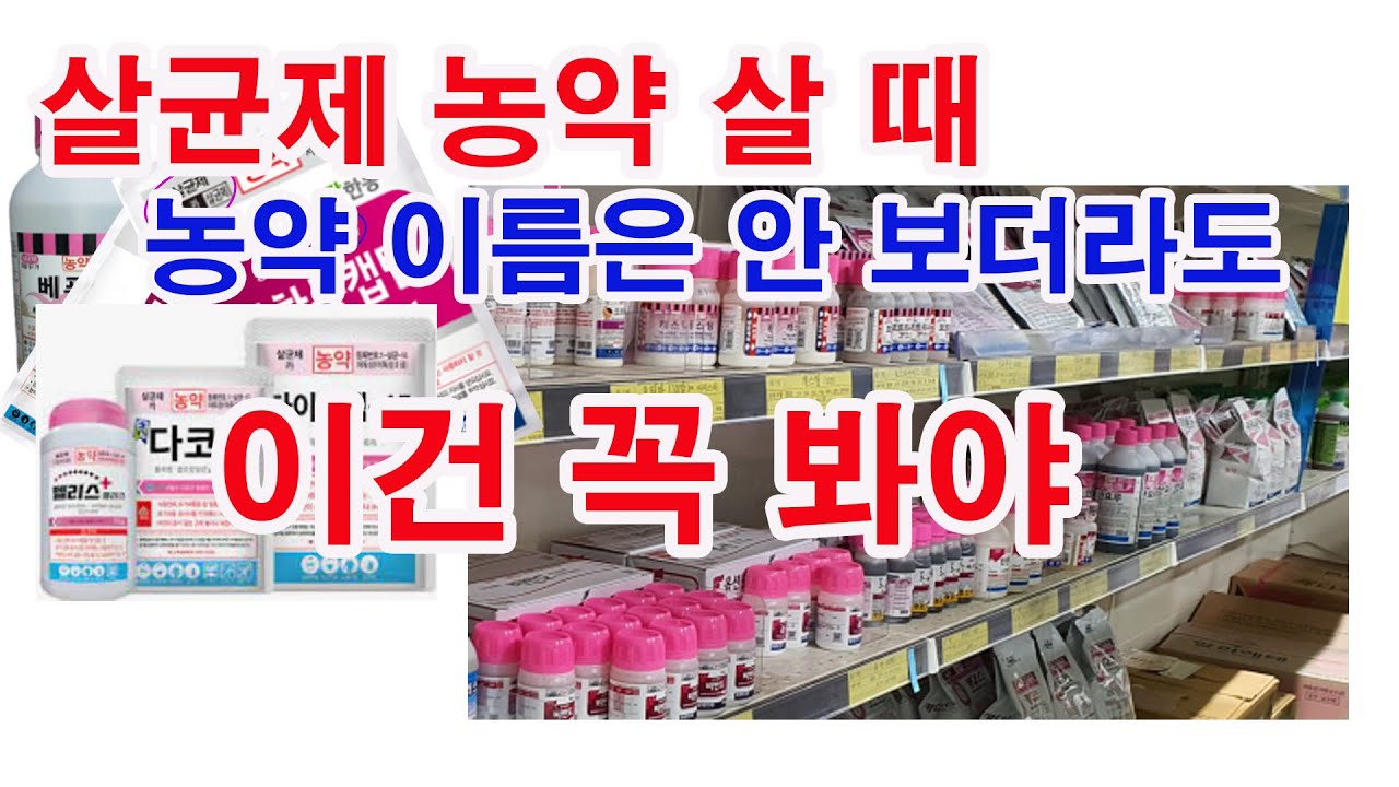 살균제 농약 살 때, 농약 이름은 안 보더라도 이건 꼭 보고 사야 합니다.(농약 사용법, 병충해 방제법, 살균제 농약, 살균제 농약, 보호제 농약, 치료제 농약, 전착액 사용법)