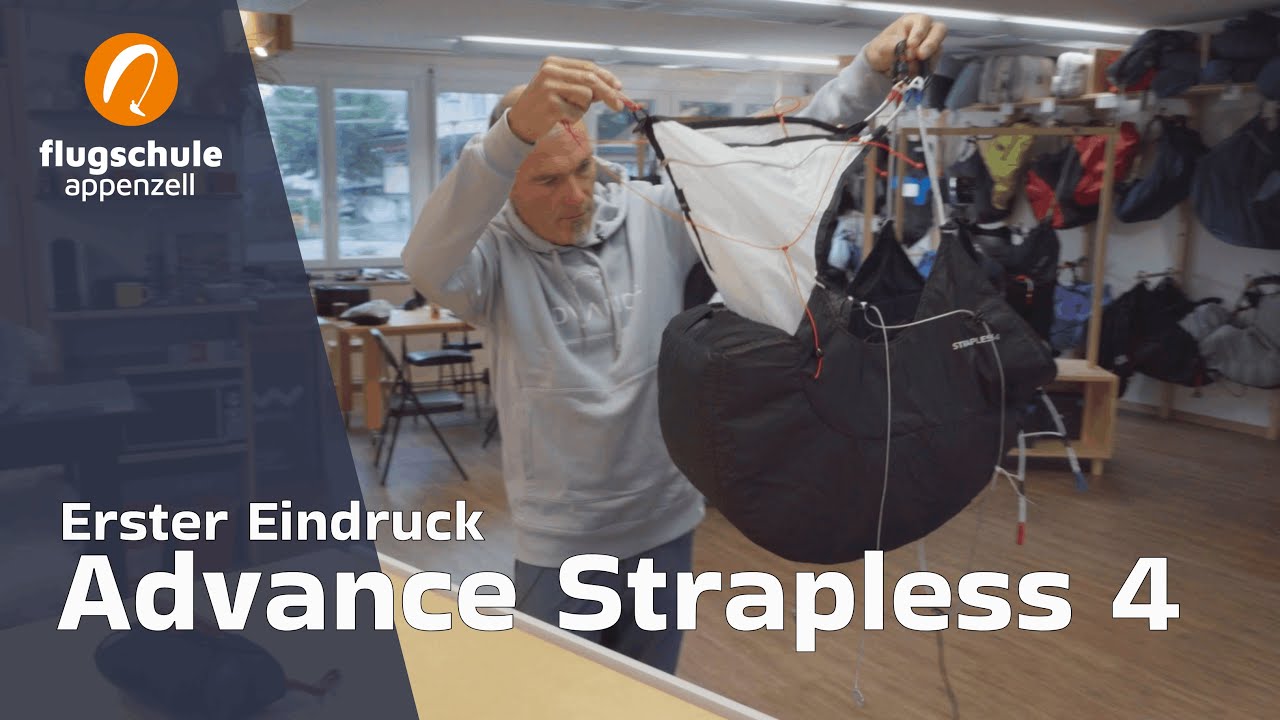 Advance Strapless 4 - Erster Eindruck | Flugschule Appenzell