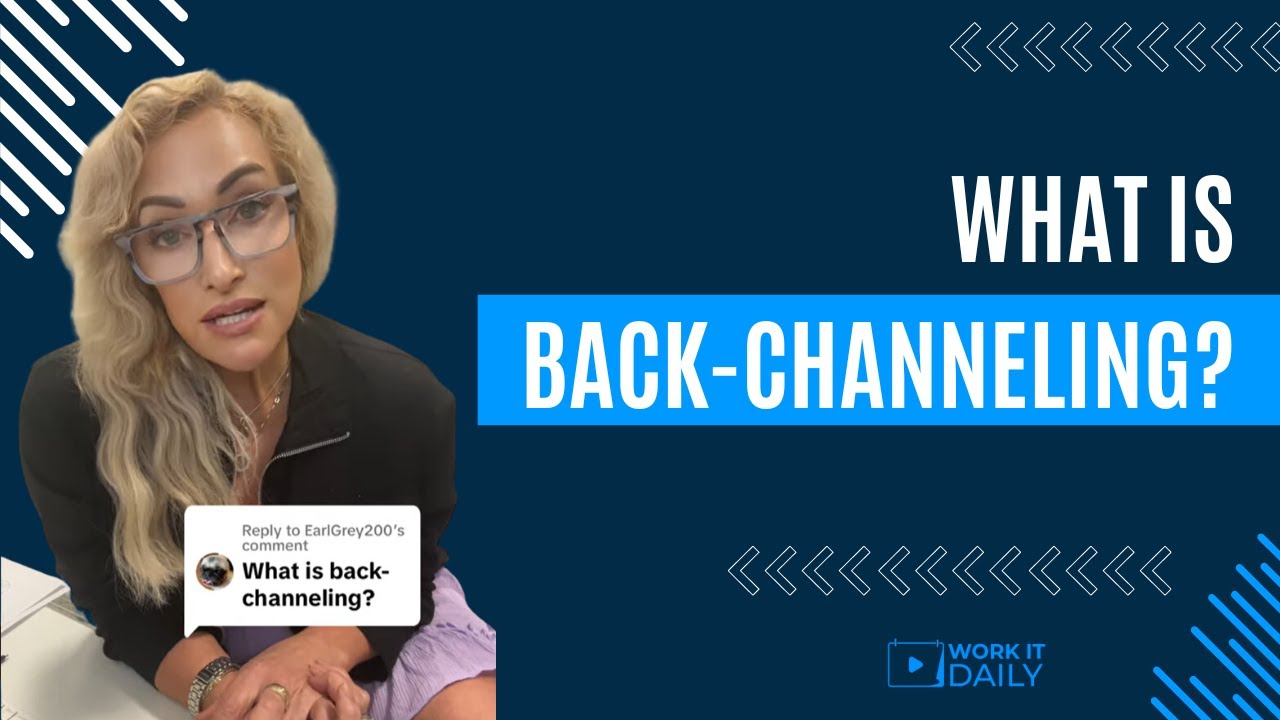 WHAT IS BACK-CHANNELING IN JOB SEARCH? 🏁
