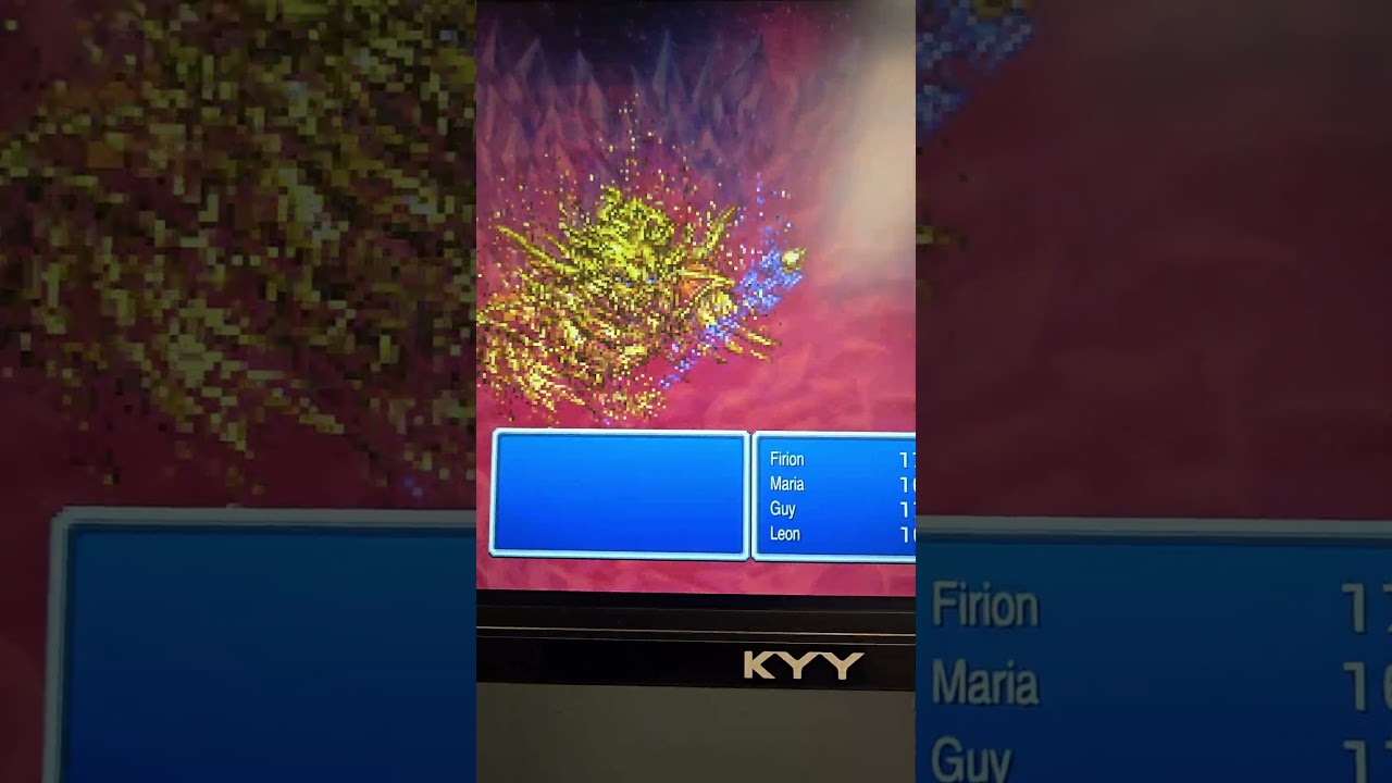 Final Fantasy 2 The Emperor bossfight  