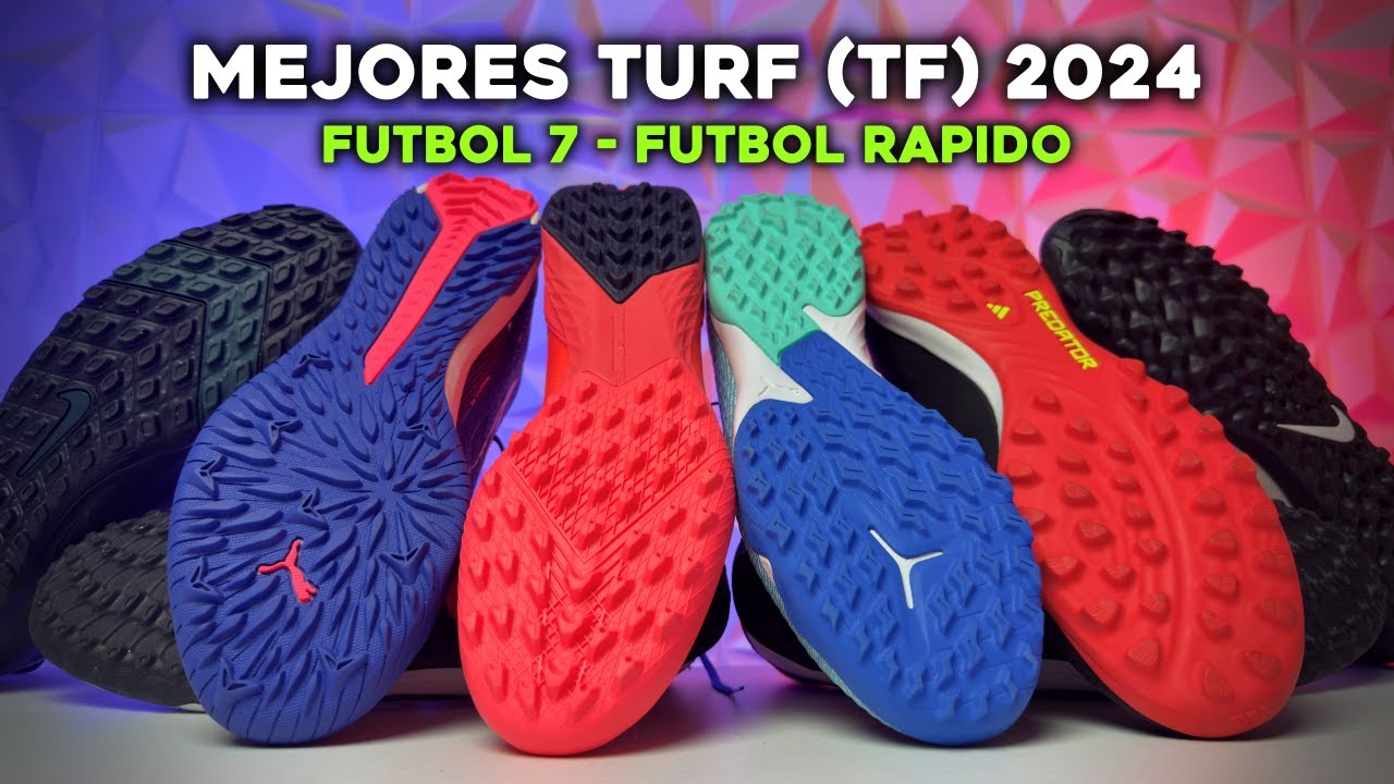 Los MEJORES TF (Turf) para FUTBOL RÁPIDO / FUTBOL 7 | Noviembre 2024