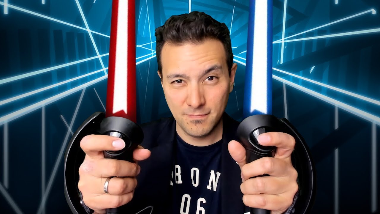 Playing BEAT SABER With The VALVE INDEX CONTROLLERS On The PIMAX 5K PLUS - A VR Dream Come True!